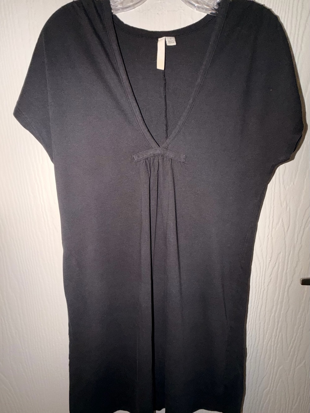 J. Jill Black V-Neck Short Sleeve Tunic